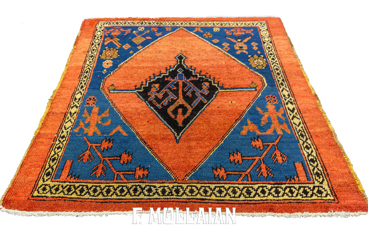 Antique Bakhshayesh Rug Sky Blue Field n°:793010